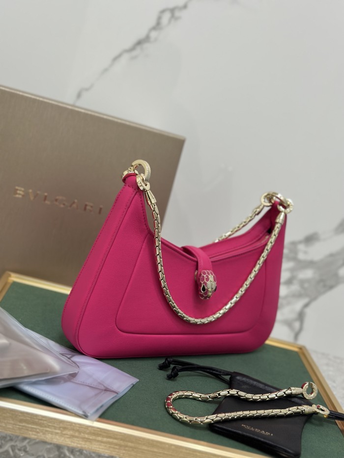  Handbags Bvlgari 293208 size:27.5*18*6.5 cm