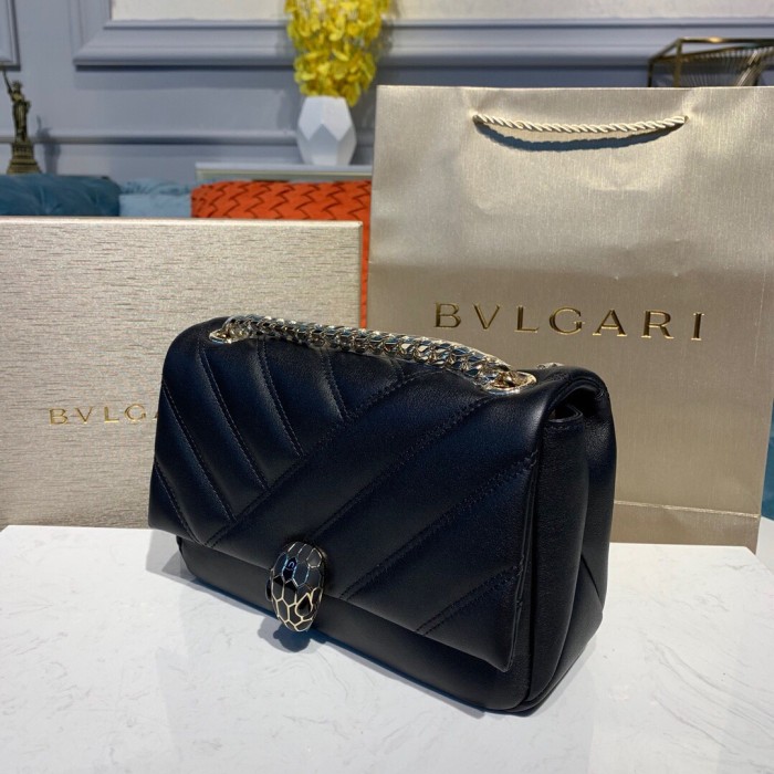  Handbags Bvlgari 2839930021 size:22.5*15*10 cm