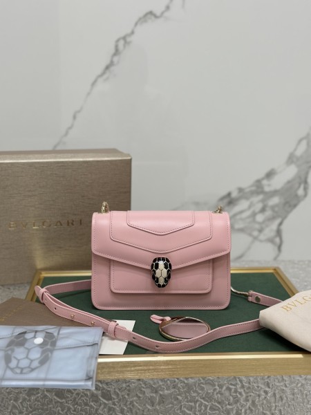  Handbags Bvlgari 289676 size:19-13-7 cm