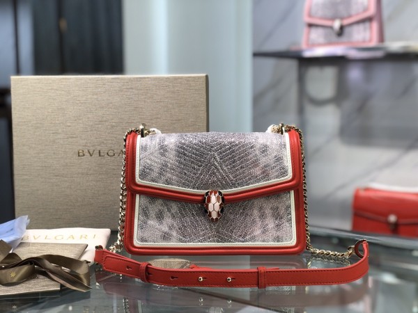  Handbags Bvlgari 287656 size:24*16*6.5 cm