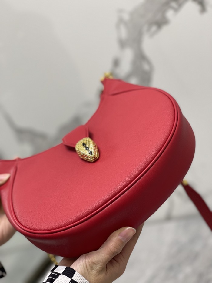  Handbags Bvlgari 291636 size:25.5*25*5.5 cm