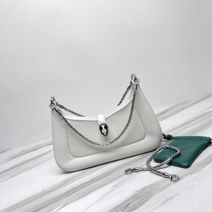  Handbags Bvlgari 293208 size:27.5*18*3.5 cm