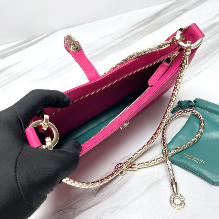  Handbags Bvlgari 293208 size:27.5*18*3.5 cm