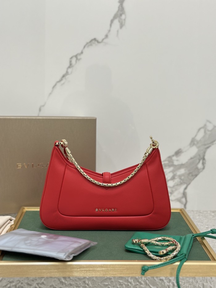  Handbags Bvlgari 293208 size:27.5*18*6.5 cm