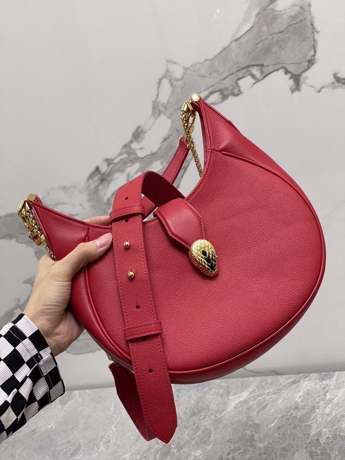  Handbags Bvlgari 291636 size:25.5*25*5.5 cm