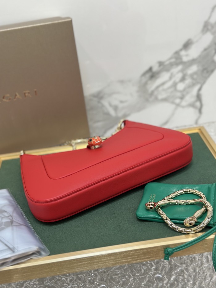  Handbags Bvlgari 293208 size:27.5*18*6.5 cm