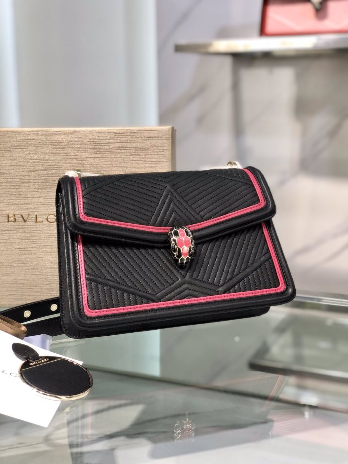  Handbags Bvlgari 288656 size:24*16*6.5 cm