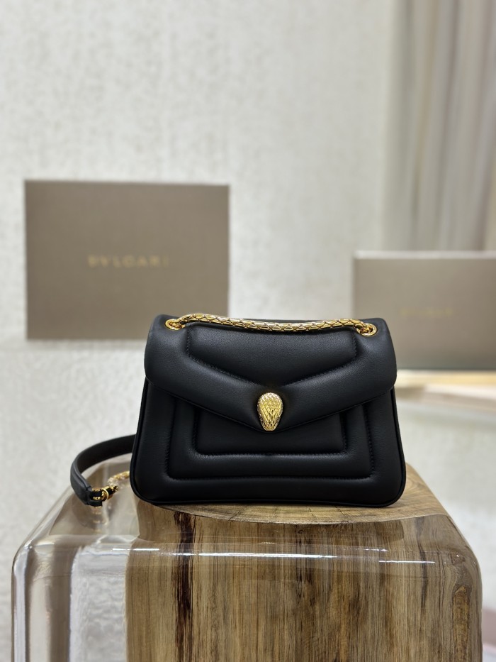  Handbags Bvlgari 292123 size:22.5*15*7 cm