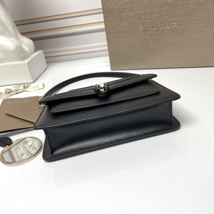 Handbags Bvlgari 292104 size:22*15*4.5 cm