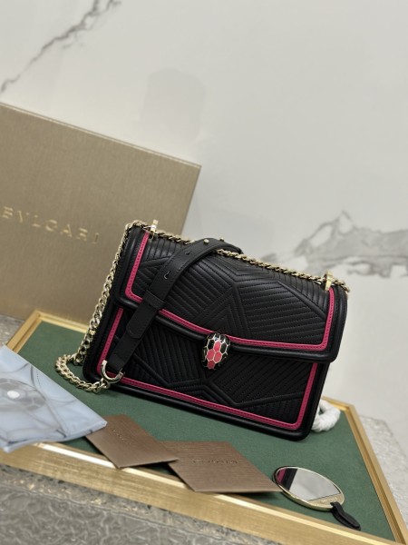  Handbags Bvlgari 288656 size:24*16*6.5 cm