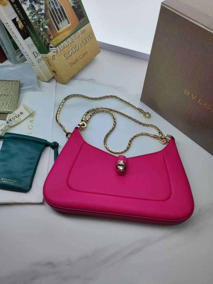  Handbags Bvlgari 293208 size:27.5*18*3.5 cm
