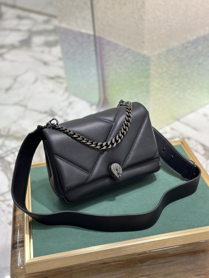  Handbags Bvlgari 291088 size:22.5*15*10 cm