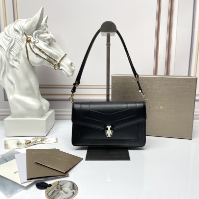  Handbags Bvlgari 292104 size:22*15*4.5 cm