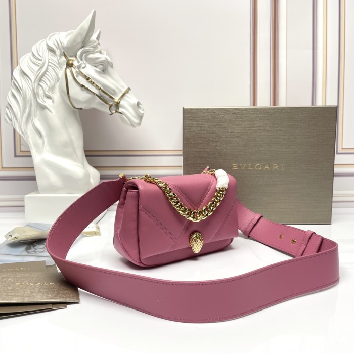  Handbags Bvlgari 291086 size:18*12*8 cm