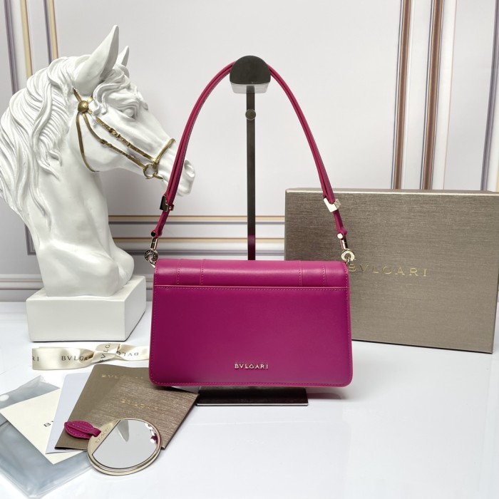  Handbags Bvlgari 292104 size:22*15*4.5 cm