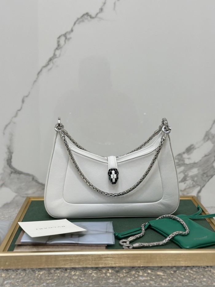  Handbags Bvlgari 293208 size:27.5*18*3.5 cm