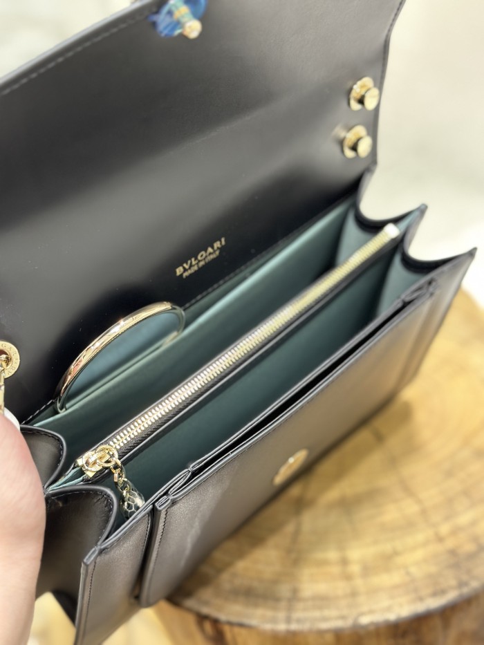  Handbags Bvlgari 29032 size:25*17*8 cm