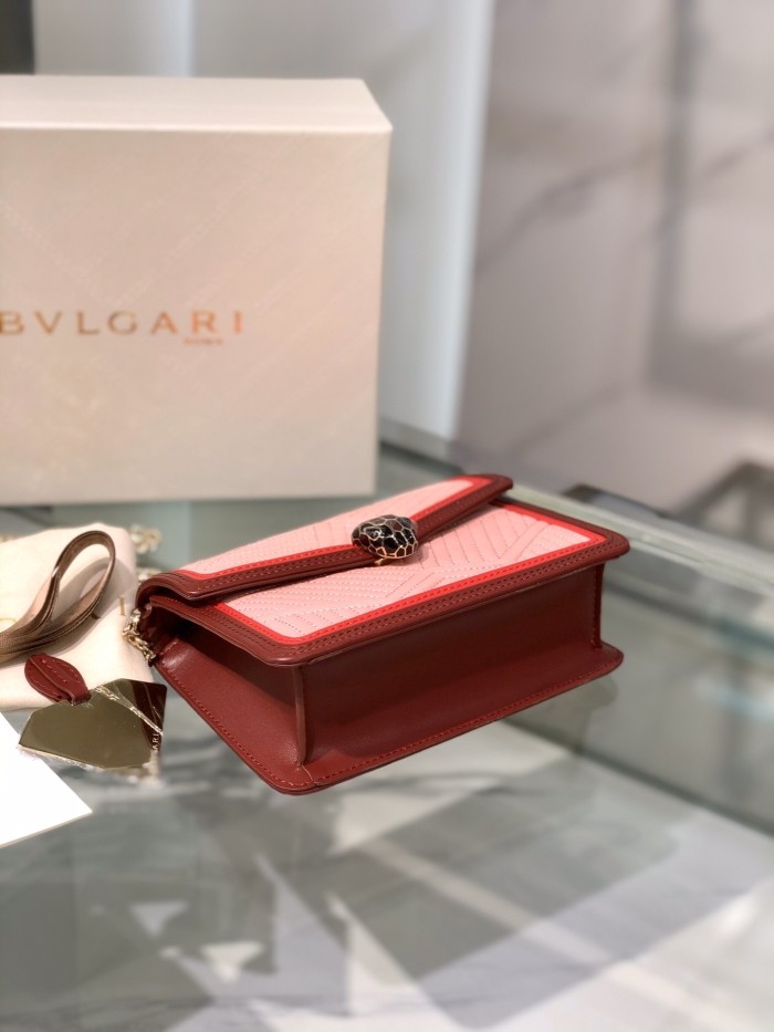  Handbags Bvlgari Serpenti Forever 288104 size:17*11*5 cm