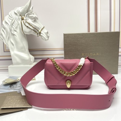  Handbags Bvlgari 291086 size:18*12*8 cm
