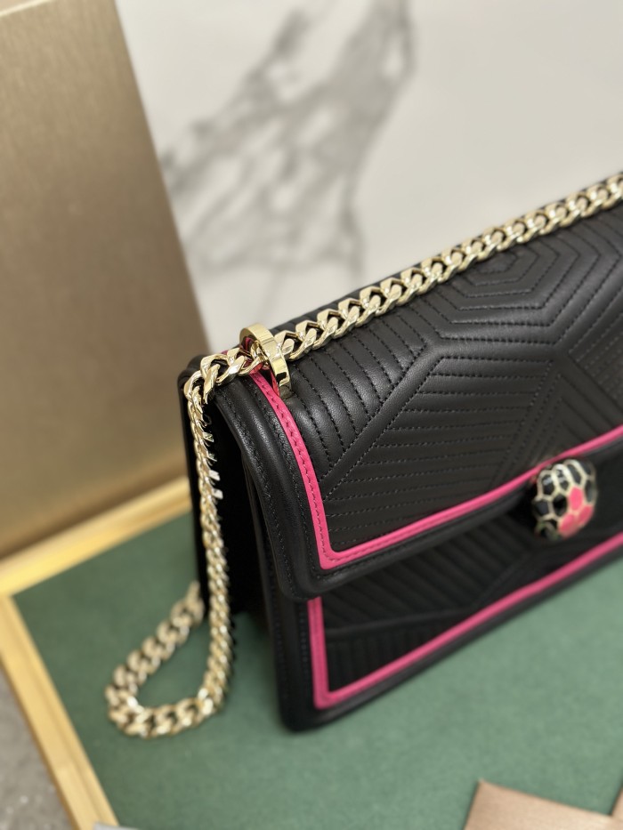  Handbags Bvlgari 288656 size:24*16*6.5 cm