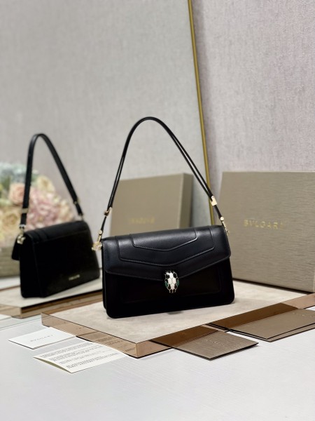  Handbags Bvlgari 292104 size:22*15*4.5 cm