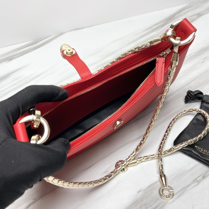  Handbags Bvlgari 293208 size:27.5*18*3.5 cm