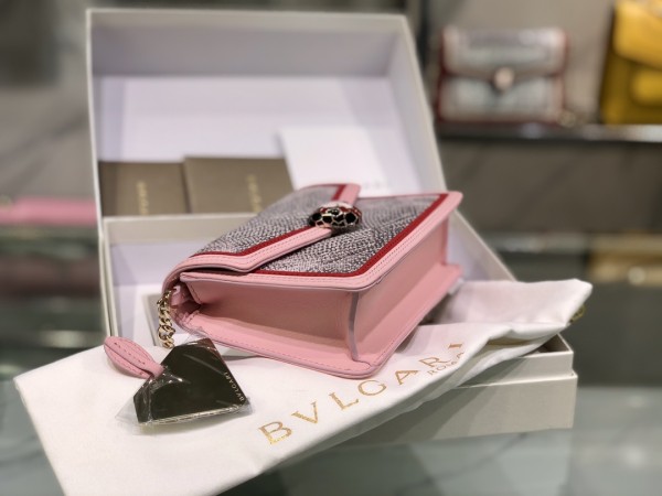  Handbags Bvlgari 288104 size:17.5*11*5 cm