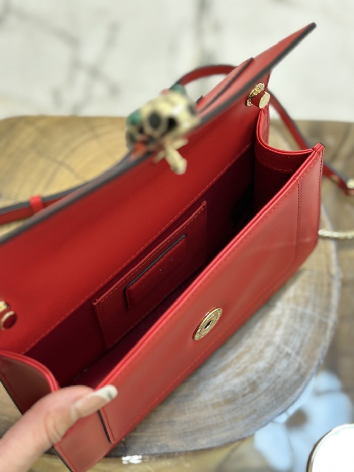  Handbags Bvlgari 38102 size:22*13*5.5 cm