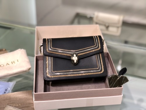  Handbags Bvlgari 288104 size:17.cm