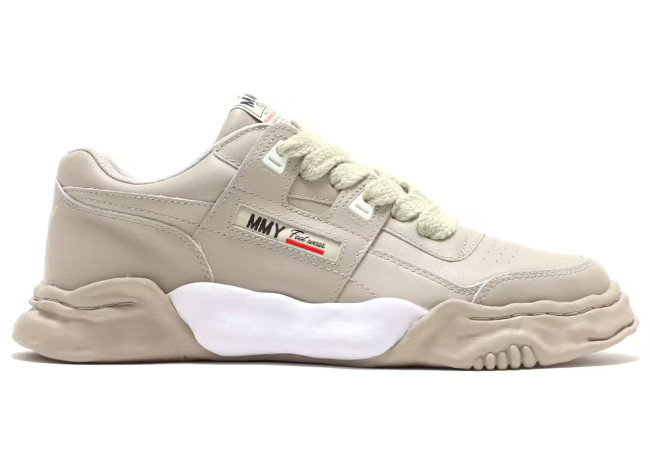 Maison Mihara Yasuhiro Parker Leather Low Grey