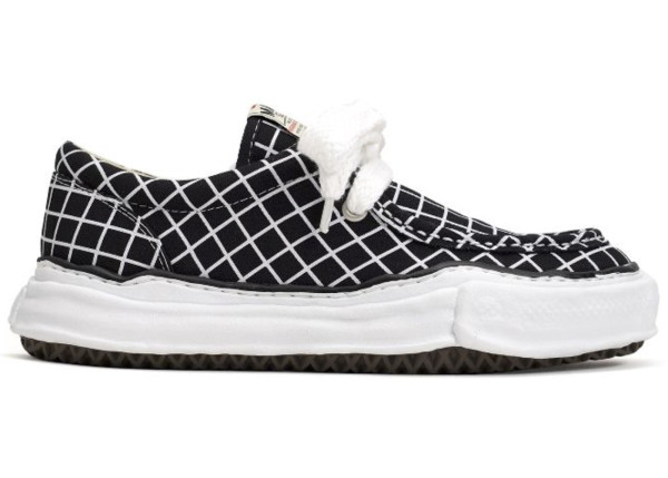 Maison Mihara Yasuhiro Moccasin OG Sole Canvas Low Black