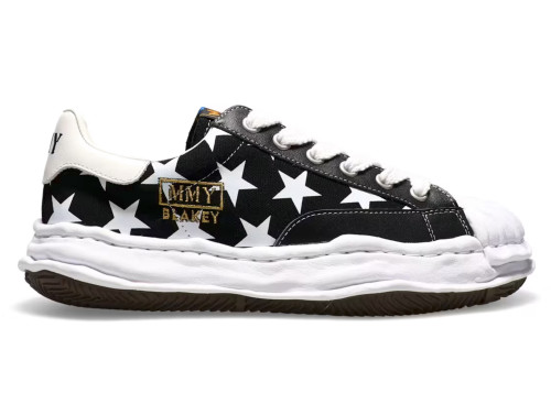 Maison Mihara Yasuhiro Blakey OG Sole Canvas Low Atmos Star Print Black