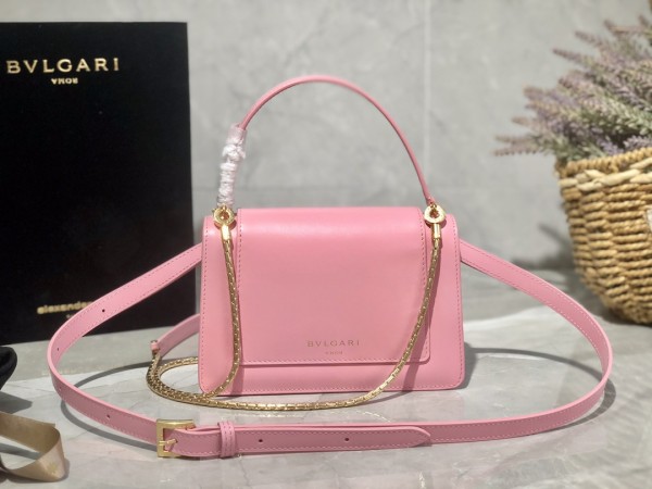  Handbags Bvlgari 288739 size:18.5*13*6.5 cm