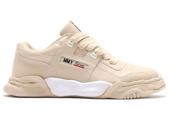 Maison Mihara Yasuhiro Parker Leather Low Beige