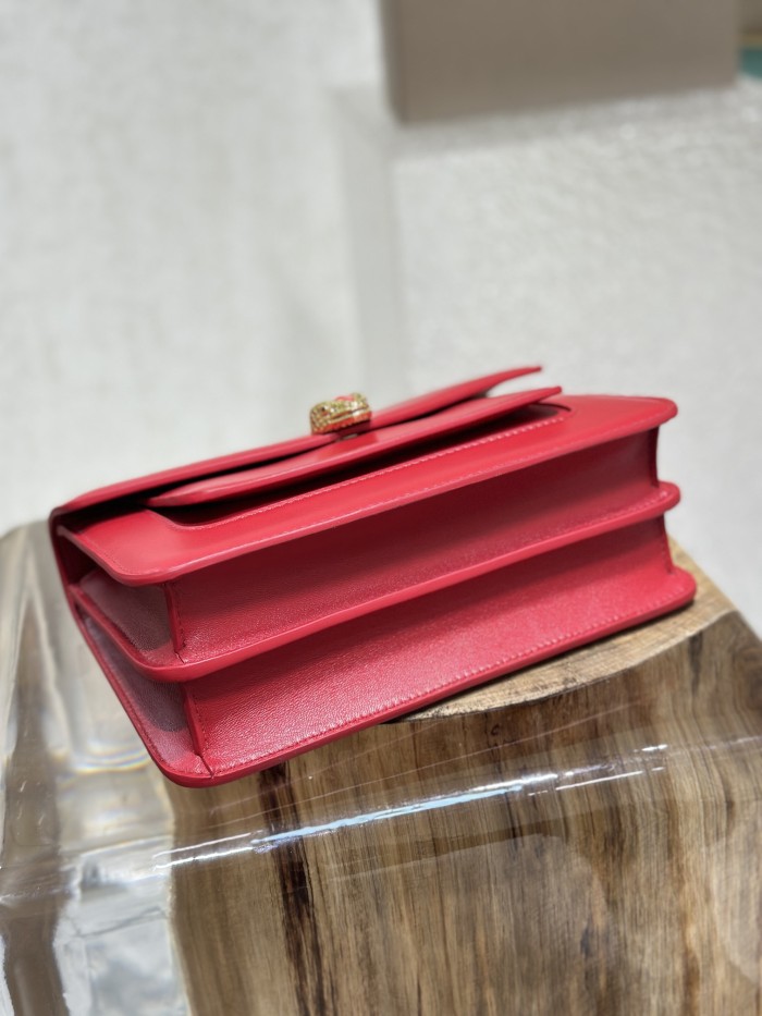  Handbags Bvlgari 290767 size:25*17*8 cm