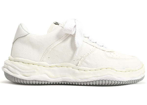 Maison Mihara Yasuhiro Wayne OG Sole Washed Canvas Low White