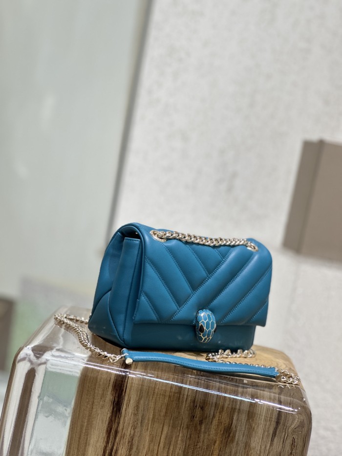  Handbags Bvlgari 287993 size:22.5*15*10 cm