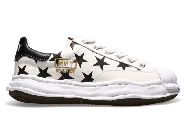 Maison Mihara Yasuhiro Blakey OG Sole Canvas Low Atmos Star Print White