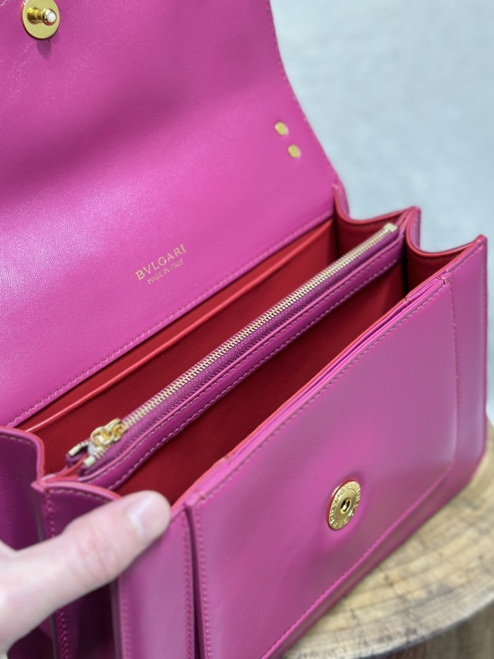  Handbags Bvlgari 290767 size:25*17*8 cm