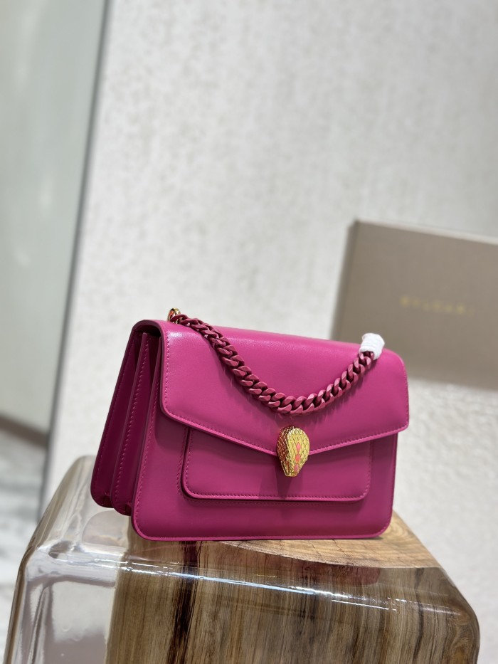  Handbags Bvlgari 290767 size:25*17*8 cm