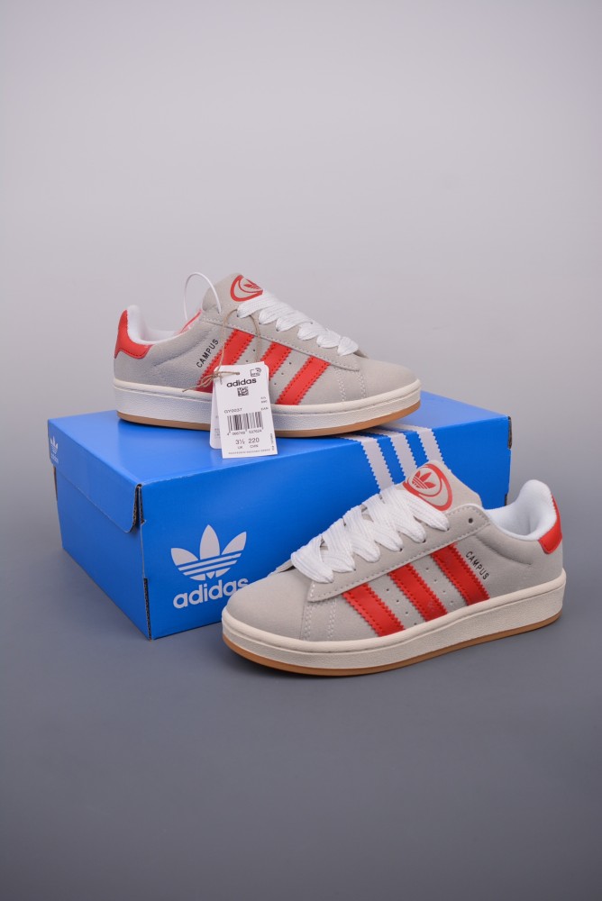adidas Campus 00s Crystal White Better Scarlet (W)