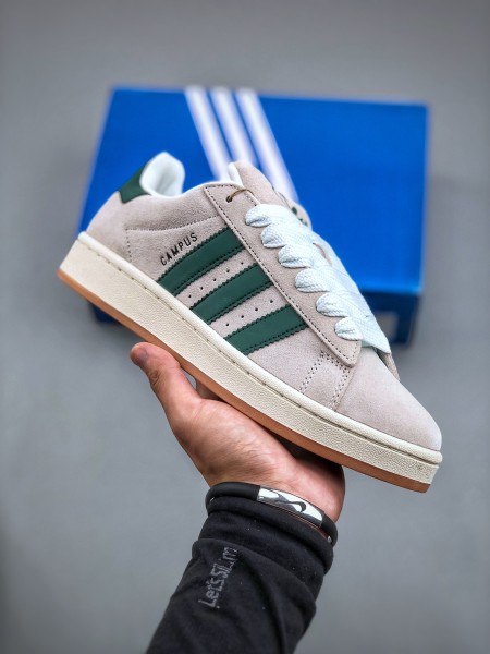 adidas Campus 00s Crystal White Dark Green (W)