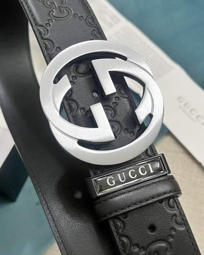  Streetwear Belt Gucci Signature size:3.8 Cm