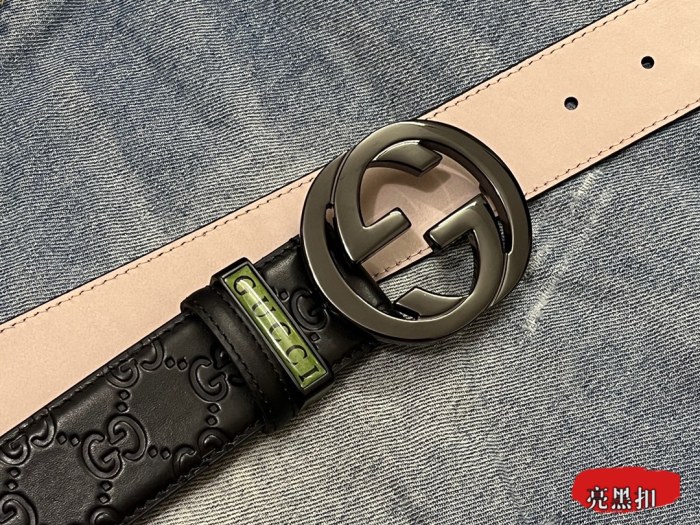  Streetwear Belt Gucci Signature size:3.8 Cm