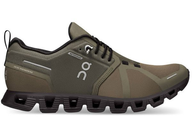 On Running Cloud 5 Waterproof Olive Black (Women's)