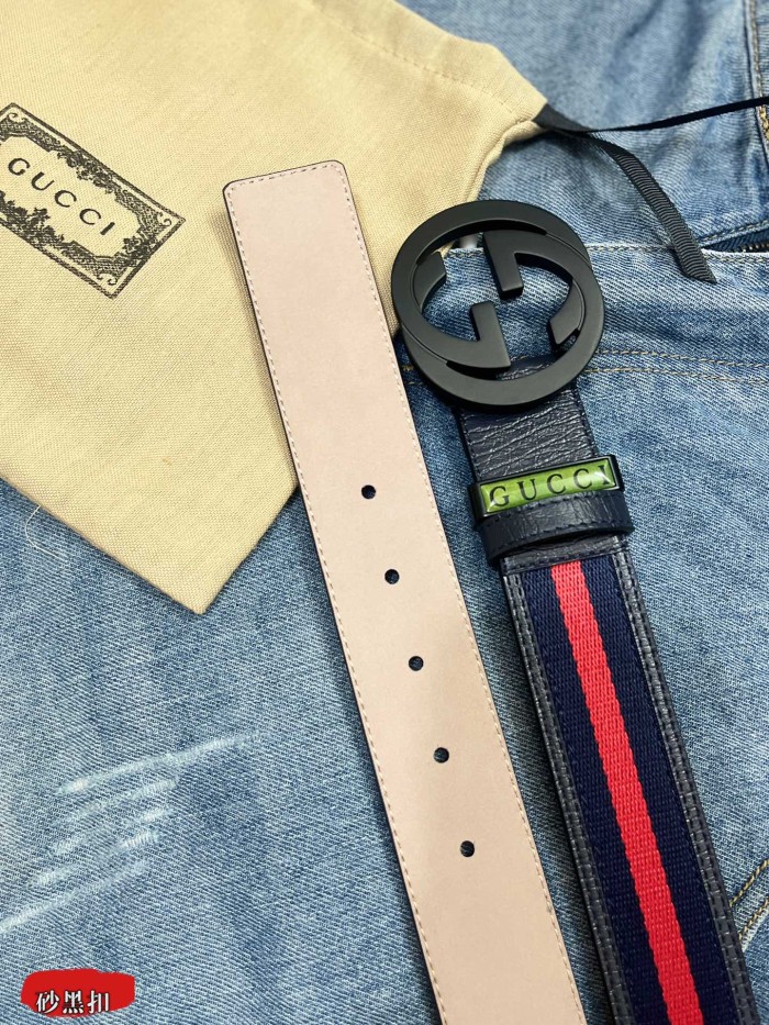 Streetwear Belt Gucci 311040 size:3.8 Cm