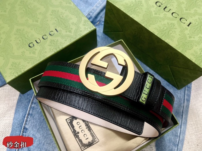  Streetwear Belt Gucci 311041 size:3.8 Cm