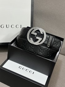  Streetwear Belt Gucci Signature size:3.8 Cm