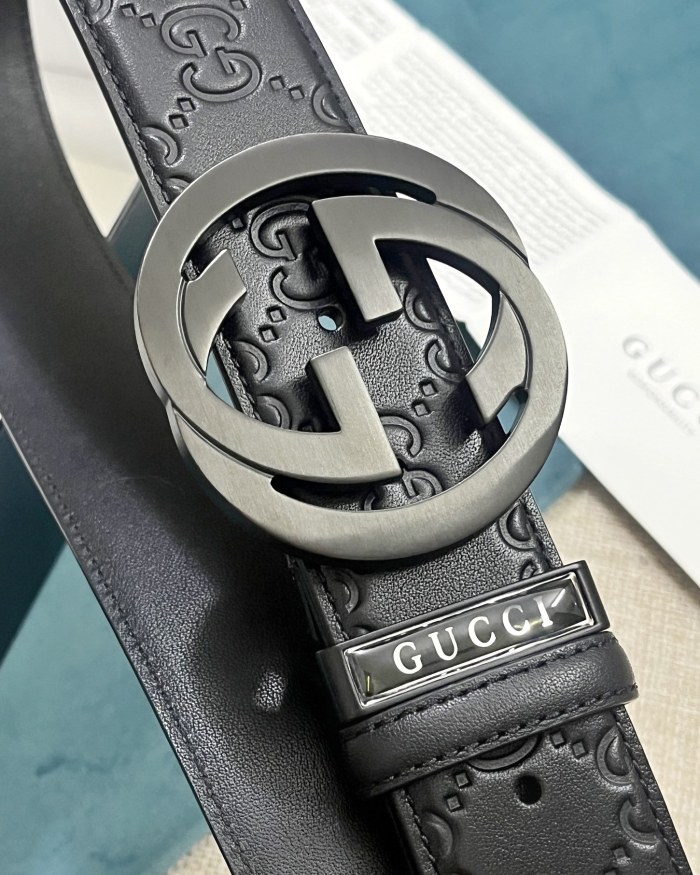  Streetwear Belt Gucci Signature size:3.8 Cm