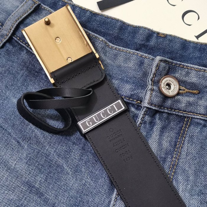  Streetwear  Belt Gucci  Signature size：3.8 cm